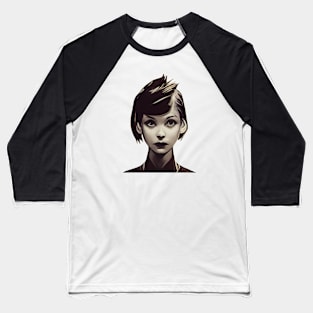 A woman portrait Baseball T-Shirt